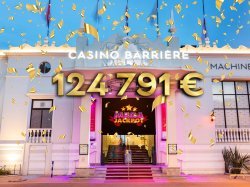 Jackpot de 124 791€ hier au Casino Barrière Menton