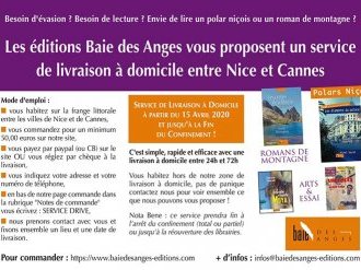 Les Éditions Baie des Anges lancent un service "Drive" entre Nice et Cannes !