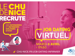 Le CHU de Nice recrute des infirmières et infirmiers diplômés d'Etat ( ou futurs diplômés)