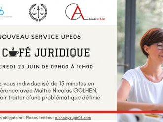 Prenez rendez-vous pour un "café juridique" en visio 