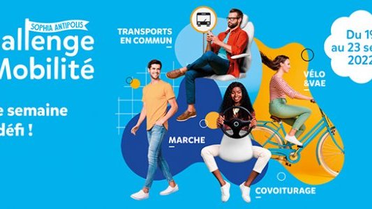 Le Challenge Mobilité Sophia Antipolis est étendu à une semaine de compétition !