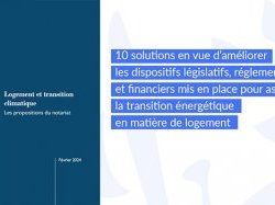  Logement et transition climatique : les points essentiels du rapport du Conseil supérieur du notariat