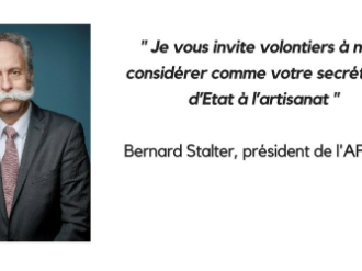 Bernard Stalter a proposé à Bruno Le Maire un contrat de confiance entre le réseau des CMA et l'Etat