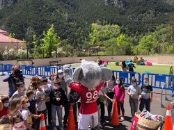 AS Monacoeur à la rencontre des écoliers de Saint-Martin-Vésubie