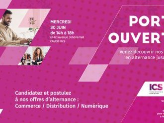  Journée Portes Ouvertes en présentiel le 30 Juin à l'ICS (Institut de Formation Commerce et Services)