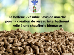 La Bollène - Vésubie : avis de marché pour la création de réseau interbatiment relié à une chaufferie biomasse