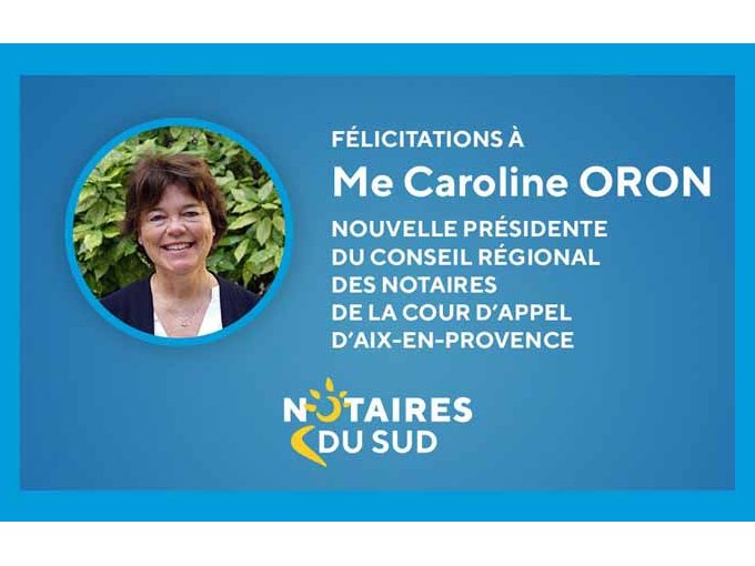 Me Caroline Oron élue (...)