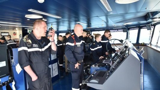 En mer Rouge, la Marine nationale opère avec la marine égyptienne