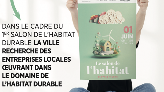 Mougins : Appel à candidature 'entreprises' pour la 1e édition du Salon de l'Habitat Durable 