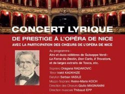 Concert lyrique de prestige au profit des urgences du CHU de Nice