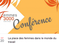 Conférence Femmes 3000 : "La place des femmes dans le monde du travail"