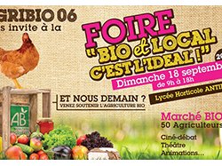 Foire « Bio et local, c'est l'idéal », l'événement 100% bio, alternatif et gratuit de la Côte d'Azur !