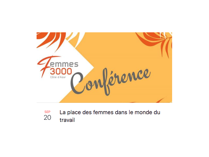 Conférence Femmes 3000 :