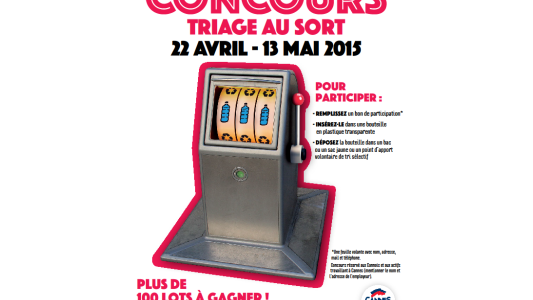 Concours Triage au sort 2015 : Pour la protection de notre environnement, tout le monde est gagnant.