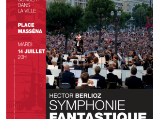 Concert dans la Ville Place Masséna à Nice : venez écouter la Symphonie Fantastique d'Hector Berlioz