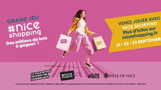  Grand Jeu 'Nice Shopping' pour la braderie de Nice du 21 au 23 septembre