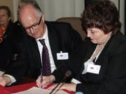 Le Conseil Régional des Notaires d'Aix en Provence signe une charte de jumelage avec les notaires de la Région de Voronej en Russie