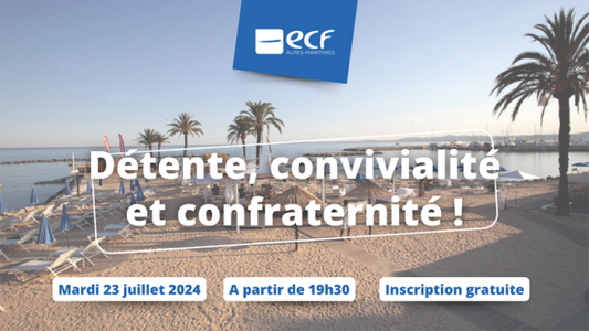 Agenda : AG du bureau ECF Alpes-Maritimes le 23 juillet