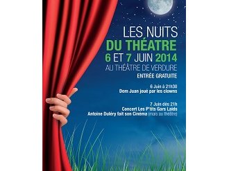 13e édition des Nuits du Théâtre au théâtre de Verdure de Nice 