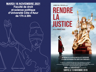 Etats généraux de la justice : Projection du film "Rendre la justice" à la Fac de droit de Nice