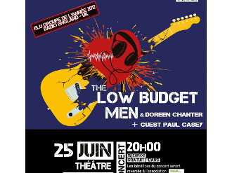 Concert Caritatif : The Low Budget Men le 25 juin au Théâtre de Verdure !