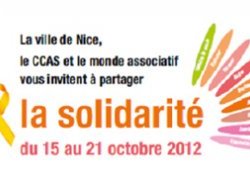 Fête de la solidarité à Nice : Grande collecte jusqu'au 31 octobre 2012