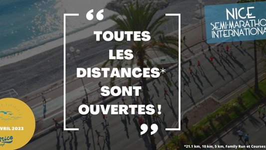 Semi-Marathon de Nice 2023 : inscriptions ouvertes pour toutes les distances 