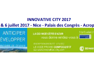 La CCI-06 acteur incontournable d'Innovative City 2017