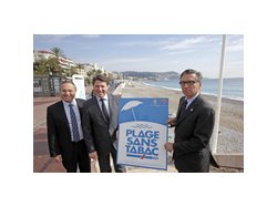 Nice : première plage labellisée "Plage sans tabac ®"