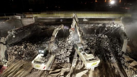 Bientôt un nouveau pont pour l'échangeur de La Valette-Sud sur l'A57