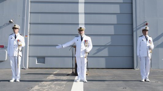 Christophe Gaume, commandant du BRF Jacques Chevallier