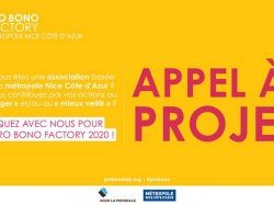 Appel à projets Pro Bono Factory Nice Côte d'Azur ? : « ?Bien Manger ? » « ?Mieux Vieillir ? »