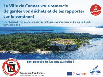 Aux îles de Lérins, les déchets reviennent à quai pour préserver l'environnement !