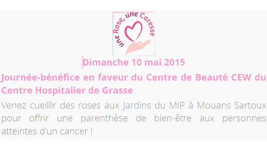 On se mobilise pour « UNE ROSE, UNE CARESSE » !