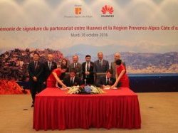 Avec Huawei, faire de la Région Provence-Alpes-Côte d'Azur la 1ère Smart Région d'Europe 