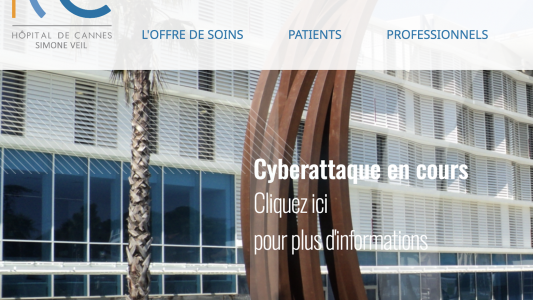 Cyberattaque « en cours d'analyse » contre l'hôpital de Cannes