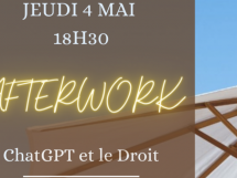 Afterwork AFJE 06 : "ChatGPT et le droit"