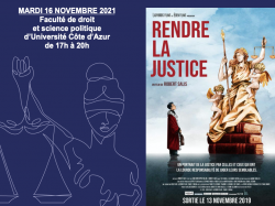 Etats généraux de la justice : Projection du film "Rendre la justice" à la Fac de droit de Nice