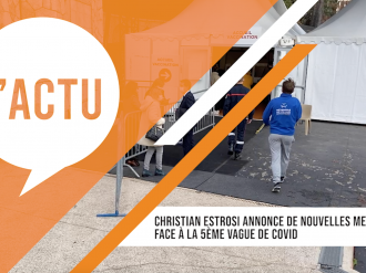 Christian Estrosi annonce de nouvelles mesures face à la 5ème vague de Covid