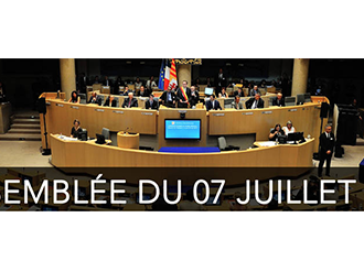 Retour sur l'Assemblée plénière du Conseil régional Provence-Alpes Côte d'Azur du 7 juillet