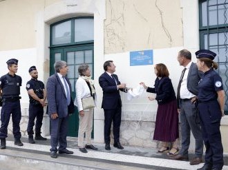 Nouveaux locaux pour la police aux Frontières des Alpes-Maritimes à la gare de Menton Garavan 