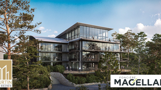 Courtin Real Estate et Foncière Magellan annoncent la signature en VEFA du bâtiment A (4.625 m2) de « COR NATURA » à Sophia Antipolis