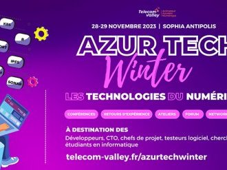 Appel à orateurs pour l'Azur Tech Winter 2023 