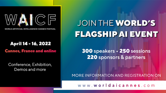 Le World Artificial Intelligence Cannes Festival (WAICF) arrive les 14, 15 et 16 avril 2022