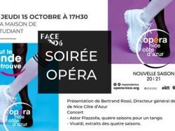 La Face 06 propose une soirée gratuite "Opéra" aux étudiants