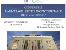 Conférence "L'arbitrage, justice incontournable de XXIe siècle" 