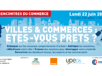 [SAVE THE DATE] Les 1ères Rencontres du commerce : Villes et Commerces êtes-vous prêts ?