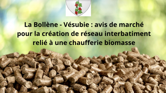 La Bollène - Vésubie : avis de marché pour la création de réseau interbatiment relié à une chaufferie biomasse