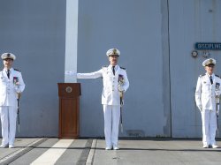 Loïc Boyer, commandant de la frégate (FREMM) 