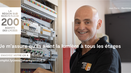 Electriciens, Peintres, Chefs de cuisine… La Région Sud recrute plus de 200 agents pour ses lycées ! 